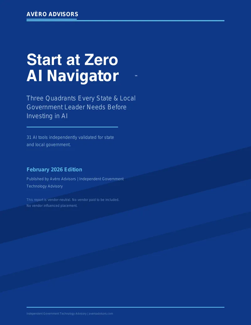 AI Tools for State and Local Government Investment