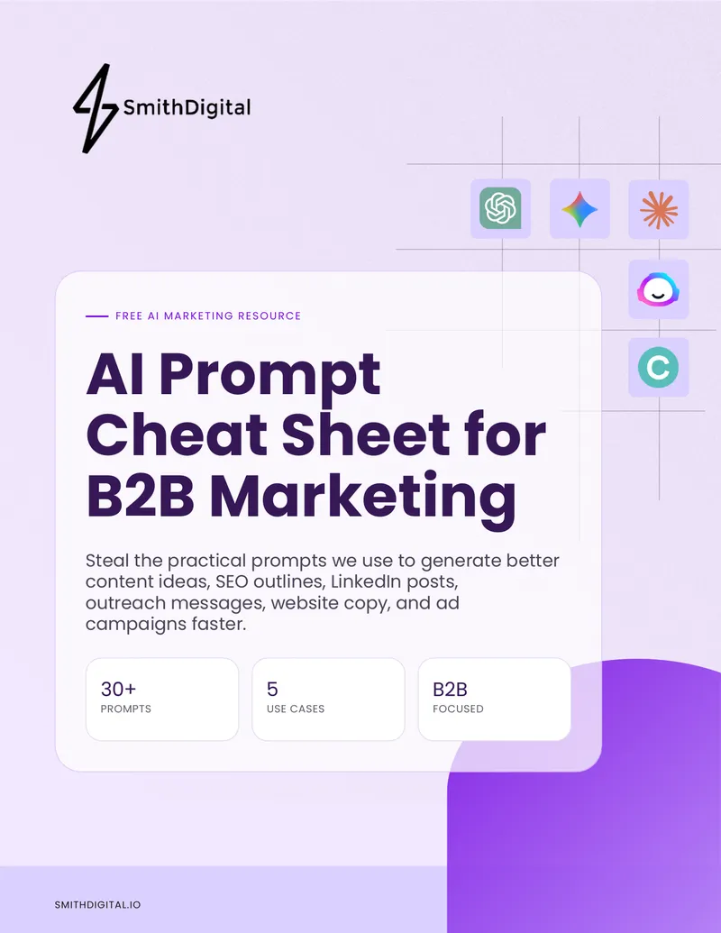B2B Marketing AI Prompt Cheat Sheet