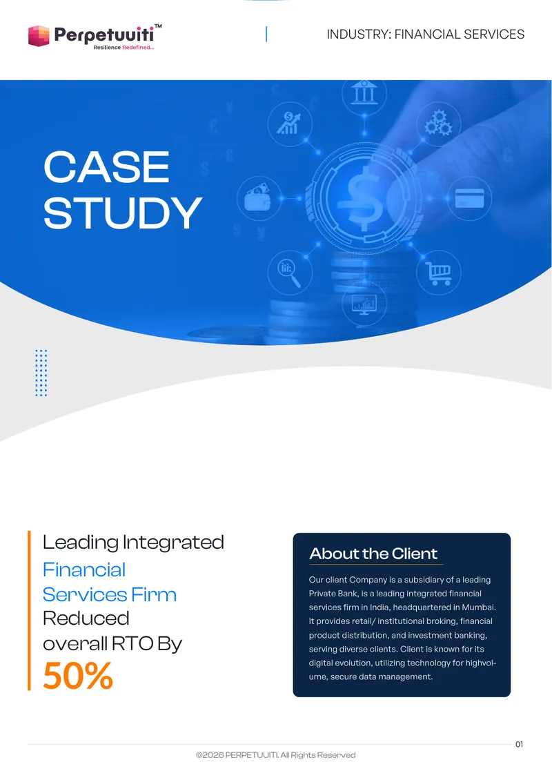 Disaster Recovery Implementation Case Study