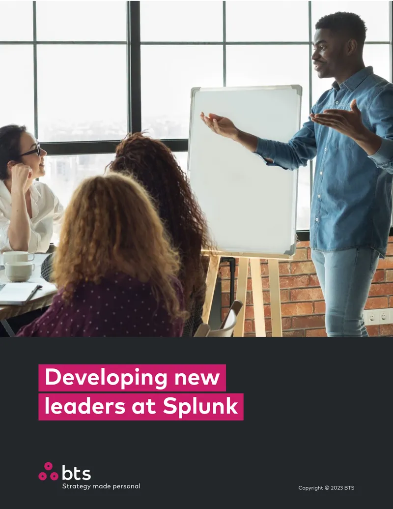 Coaching Culture Development at Splunk