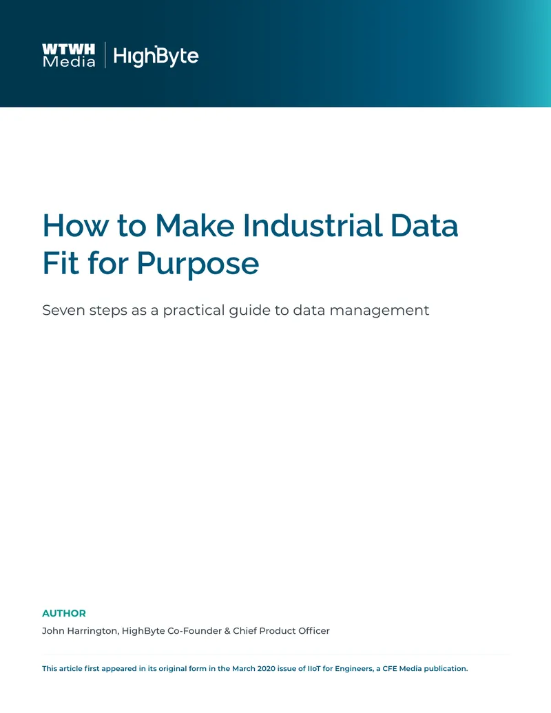 Practical Guide to Industrial Data Management