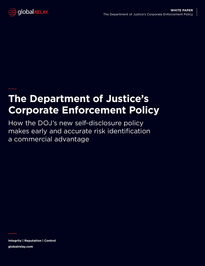 Department of Justice Corporate Enforcement Policy Overview