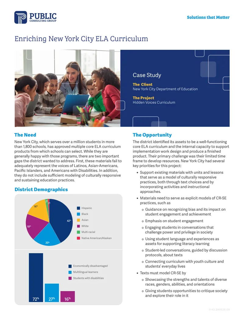 Culturally Responsive Education Curriculum Development