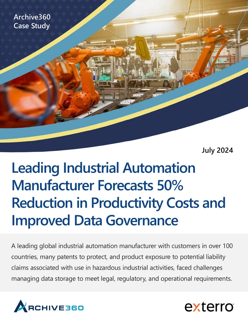 Industrial Automation Manufacturer Data Management Case Study