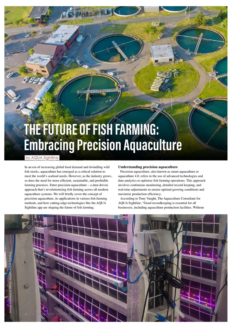 Precision Aquaculture and Its Impact on Fish Farming