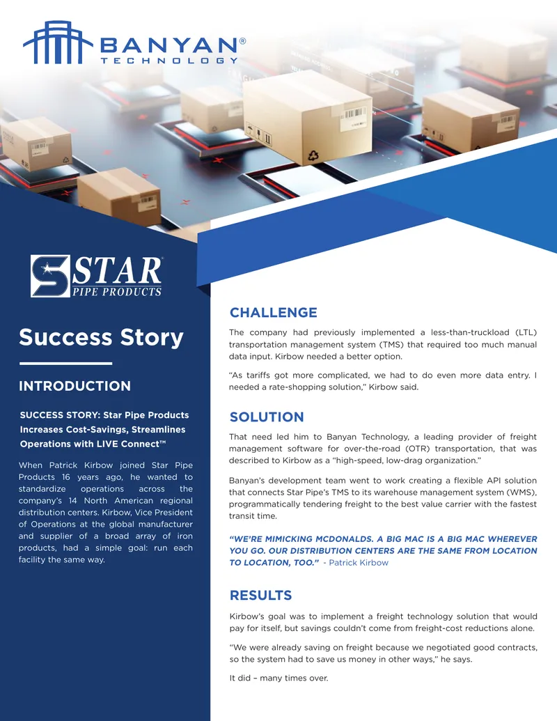Star Pipe Products Operational Standardization Success