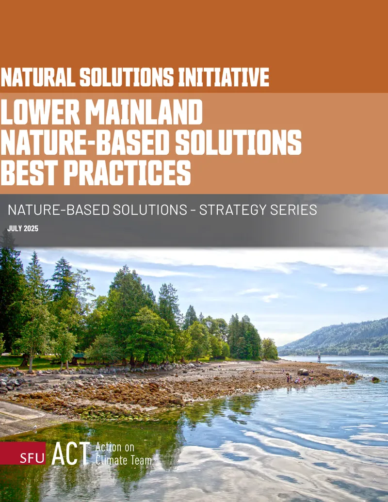Nature-Based Solutions Best Practices for Lower Mainland