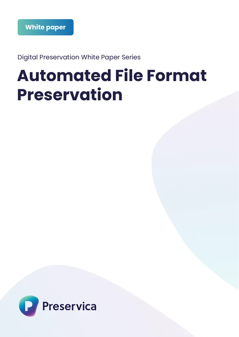 Automated File Format Preservation Strategies