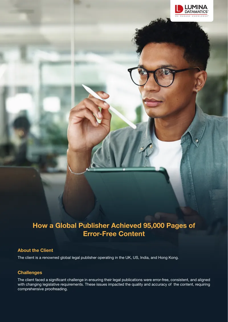 Error-Free Legal Publications Case Study
