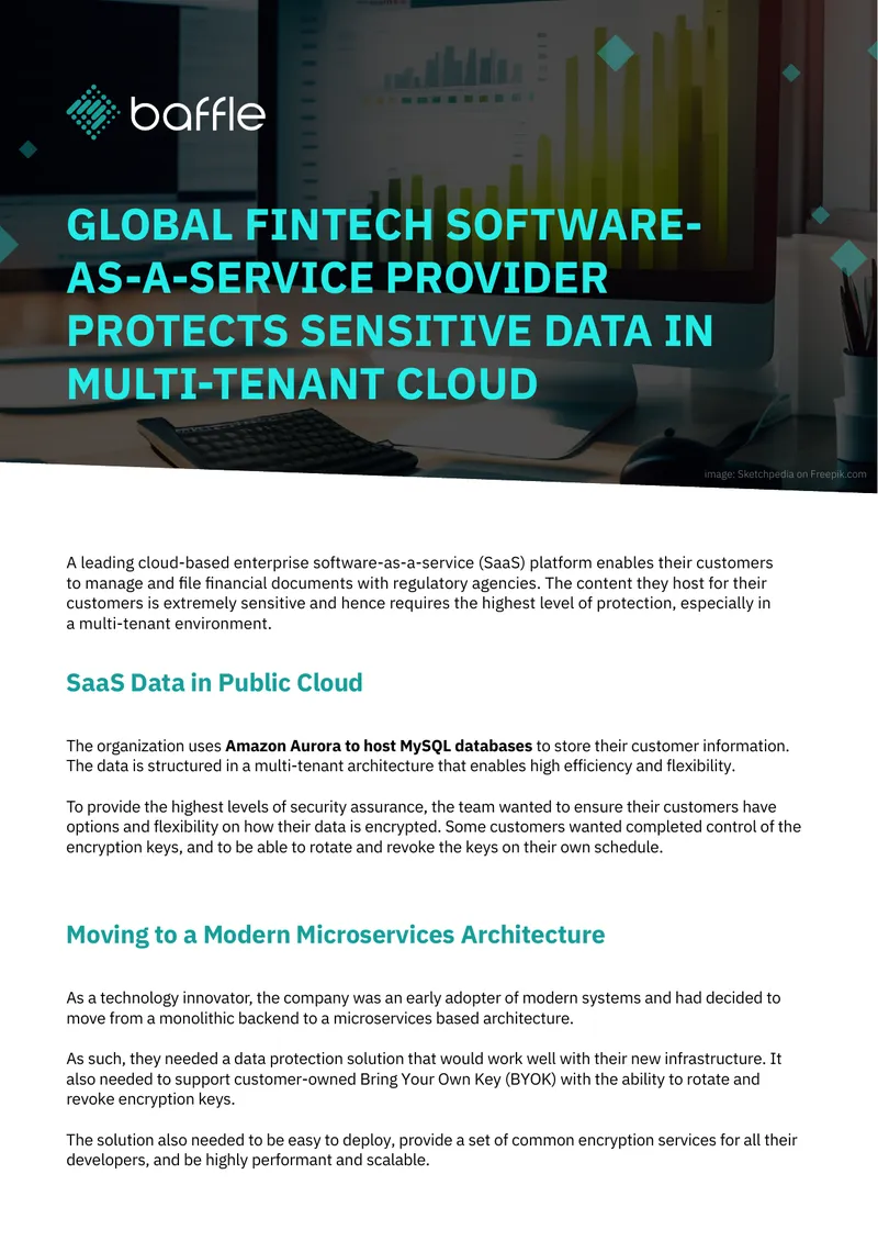 Data Protection Strategy for Multi-Tenant SaaS