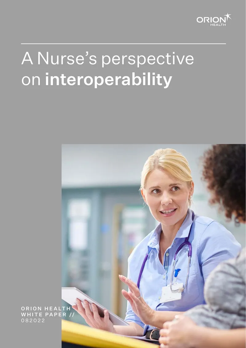 Nurse's Perspective on Interoperability in Healthcare