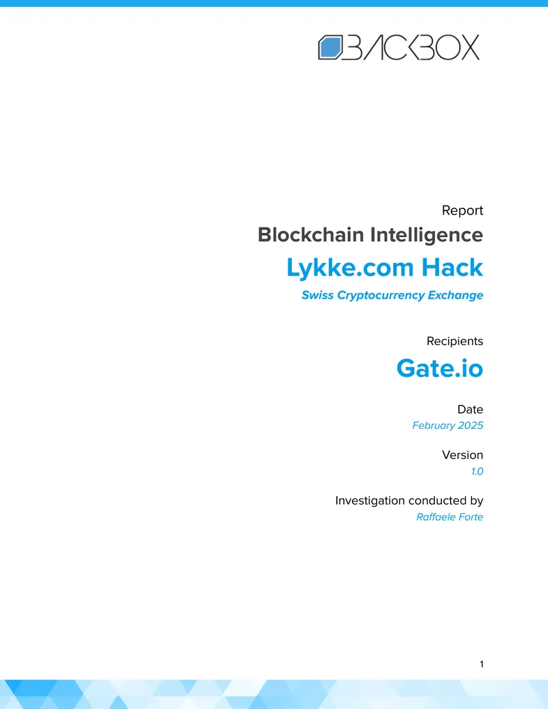 Investigation Report on Lykke.com Hack