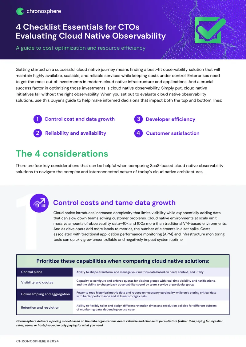 Cloud Native Observability Buyer’s Guide