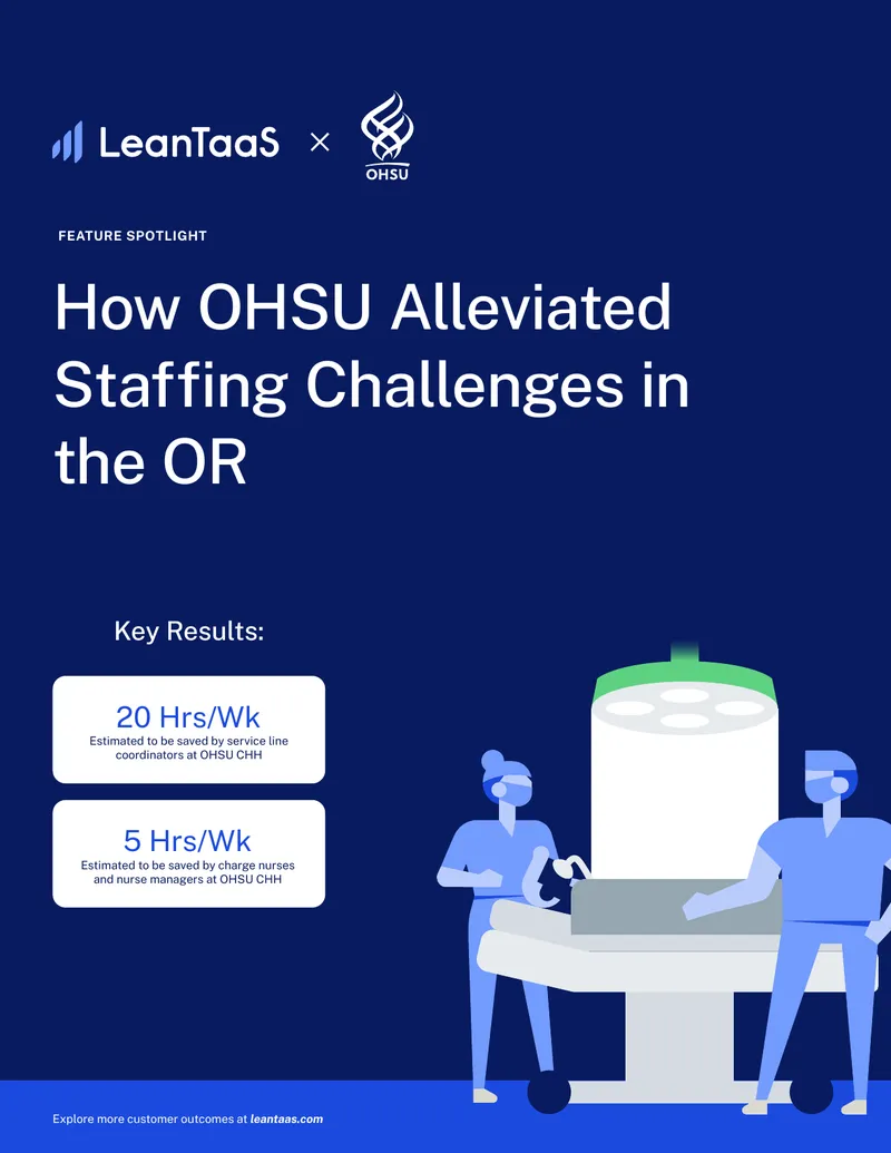 OHSU Staffing Challenges and Solutions in the OR