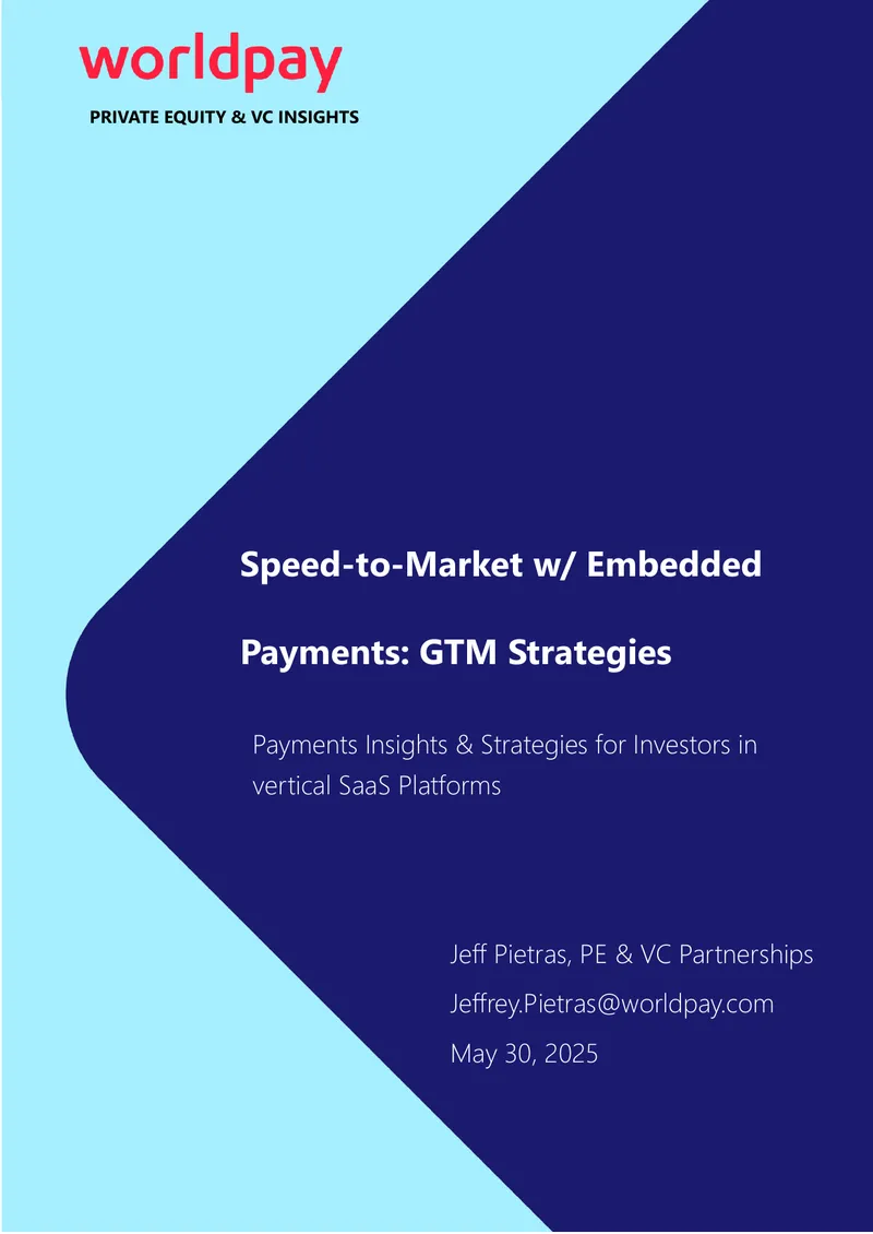 Speed-to-Market Strategies for Embedded Payments