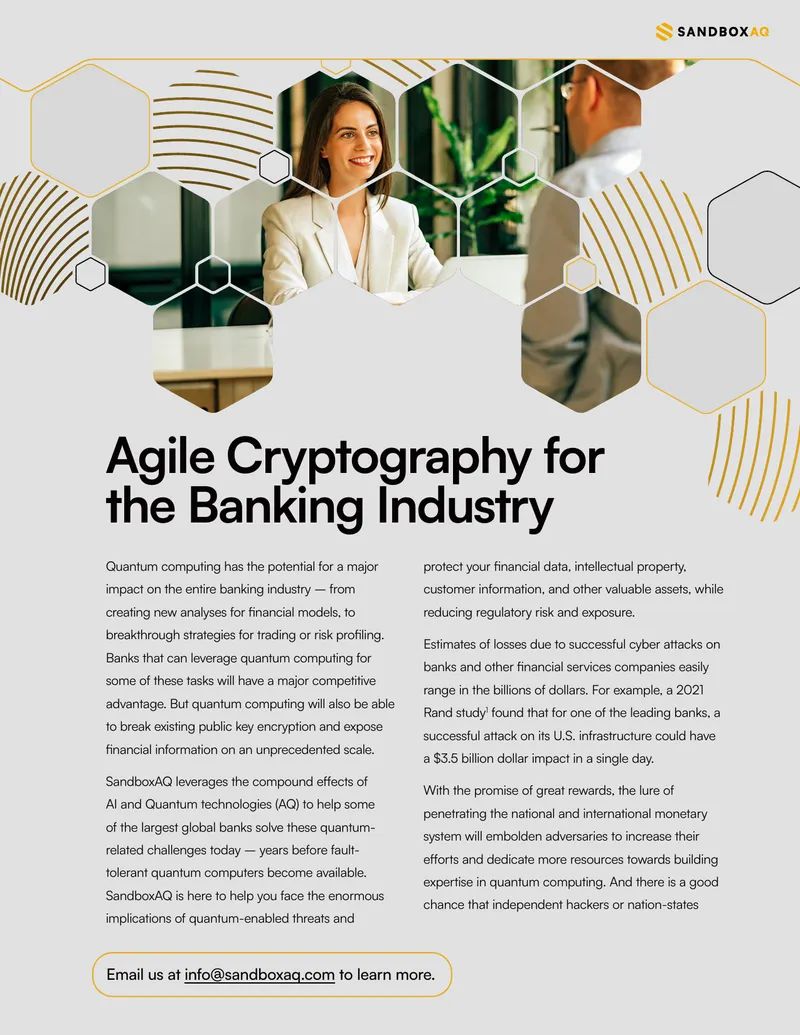 Agile Cryptography for the Banking Industry