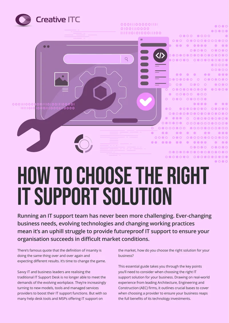 Choosing the Right IT Support Solution Guide