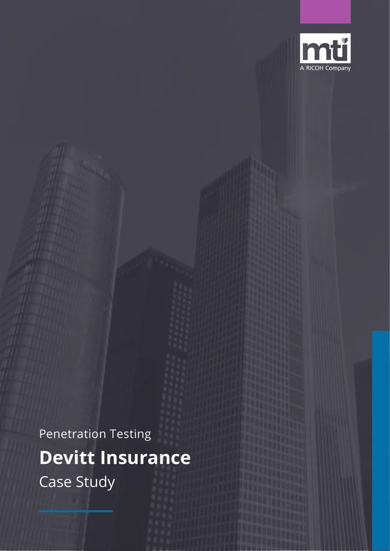 Devitt Insurance Penetration Testing Case Study