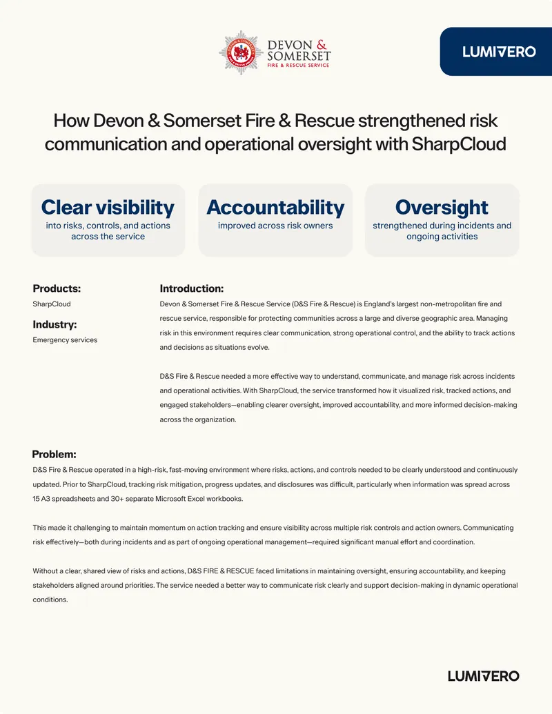 Devon & Somerset Fire & Rescue Risk Management Enhancement