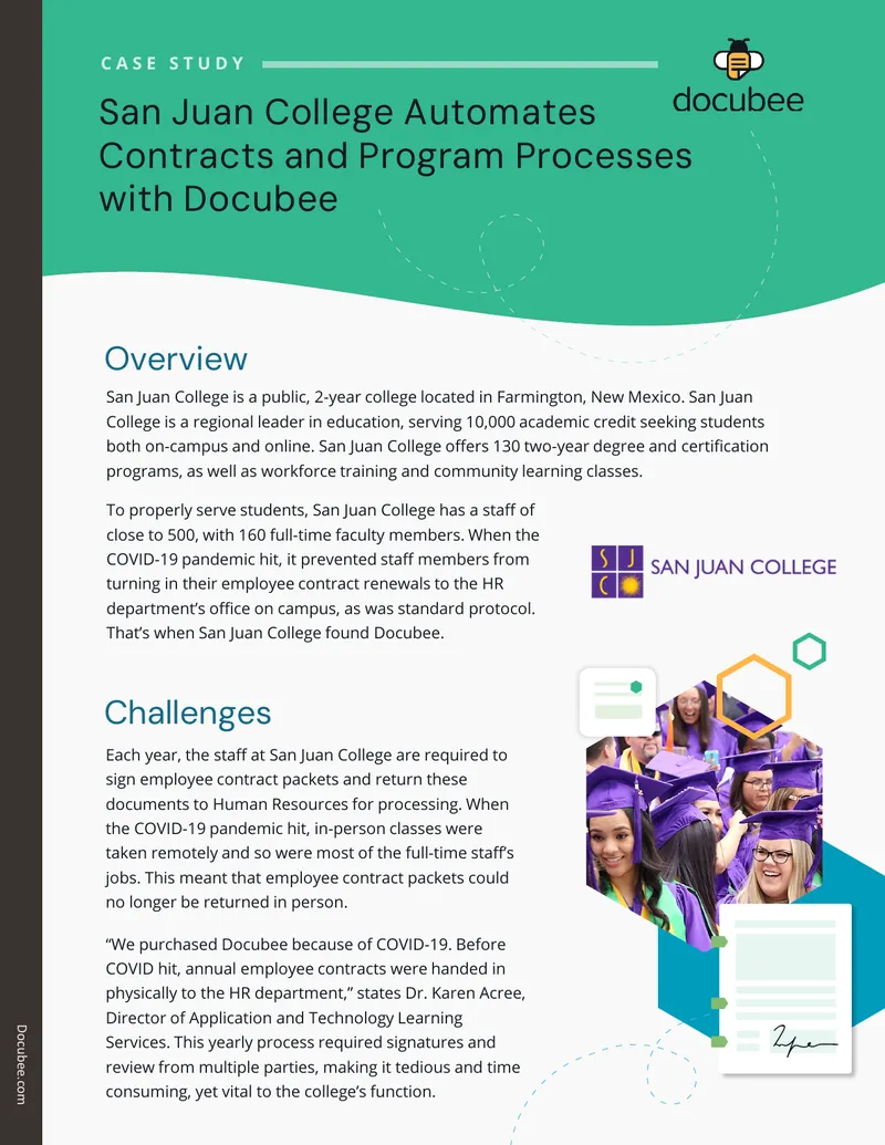 San Juan College Automates Processes with Docubee