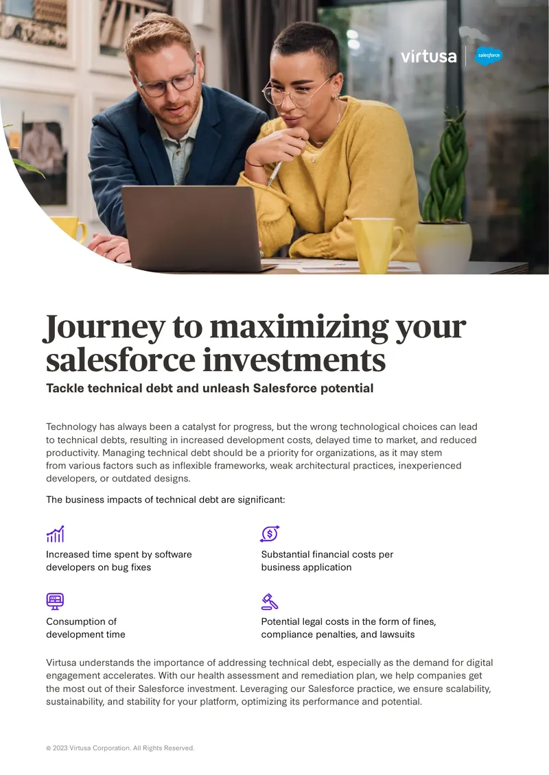 Maximizing Salesforce Investments and Reducing Technical Debt preview page 1