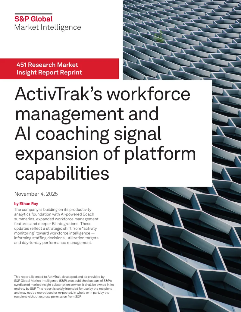 ActivTrak Workforce Management Platform Enhancements