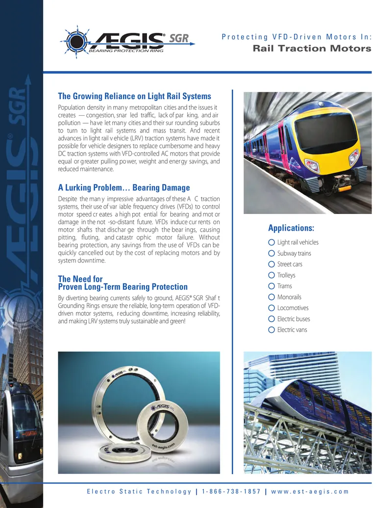 AEGIS SGR Bearing Protection Ring for VFD Motors