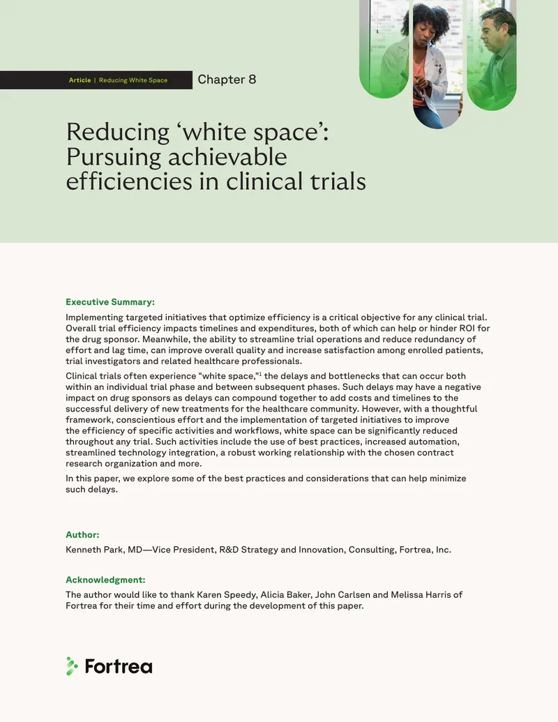 Reducing White Space in Clinical Trials