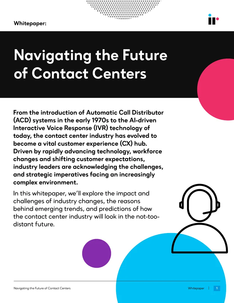 Navigating the Future of Contact Centers