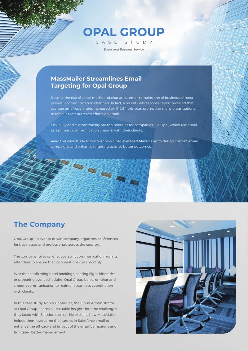MassMailer Implementation Case Study for Opal Group