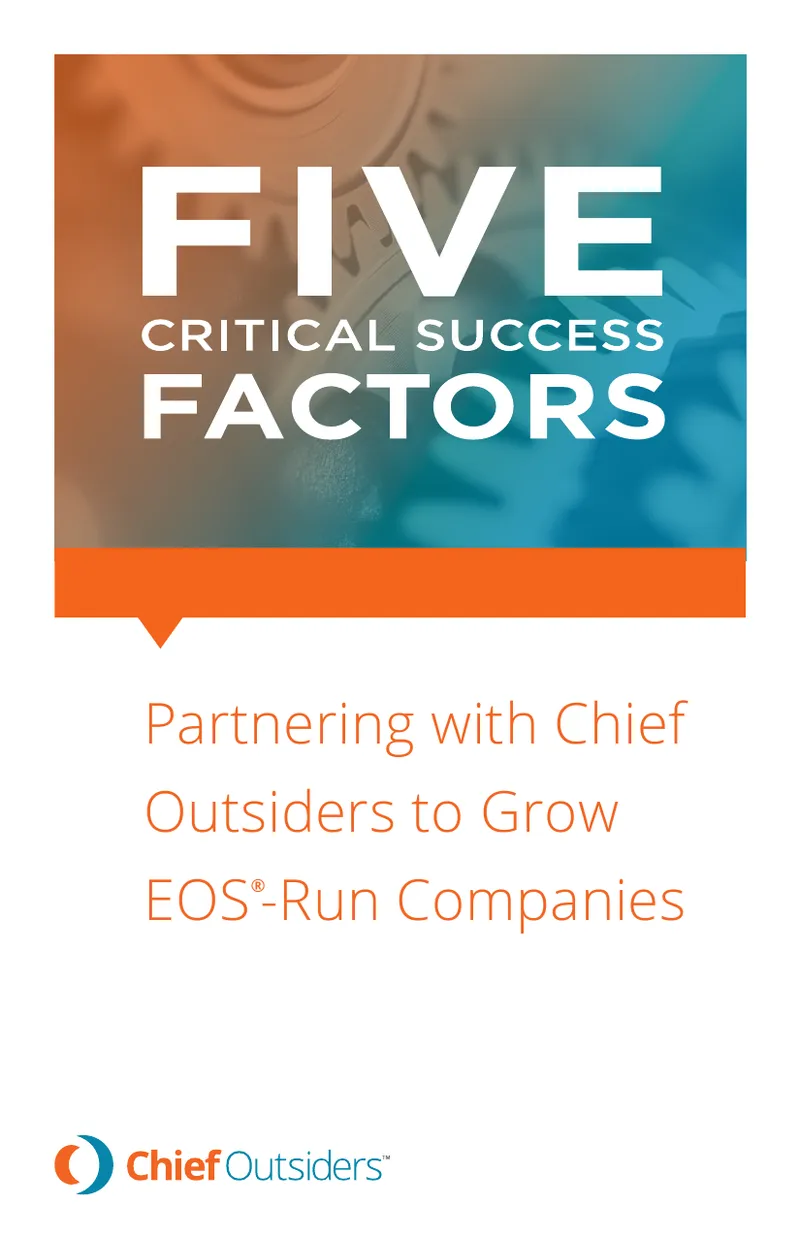 Partnering with Chief Outsiders for EOS Growth