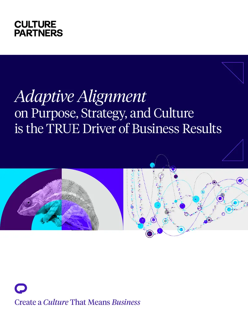 Adaptive Alignment of Purpose, Strategy, and Culture