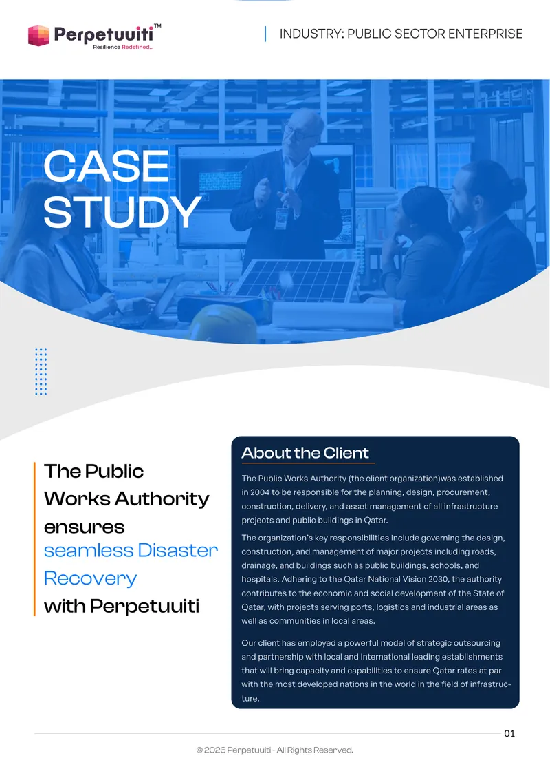 Disaster Recovery Automation Case Study