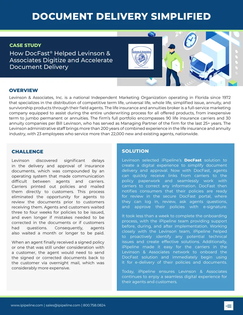 DocFast Implementation Case Study for Levinson & Associates