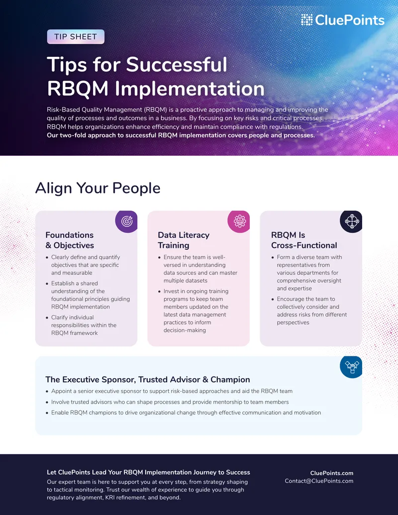 Tips for Successful Risk-Based Quality Management Implementation