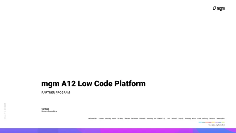 A12 Partner Program Overview