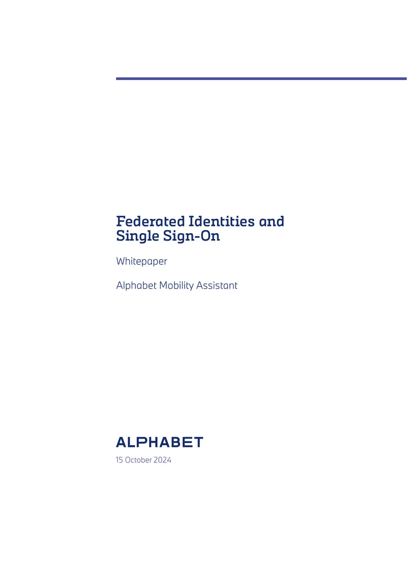 Federated Identities and Single Sign-On Integration Guide