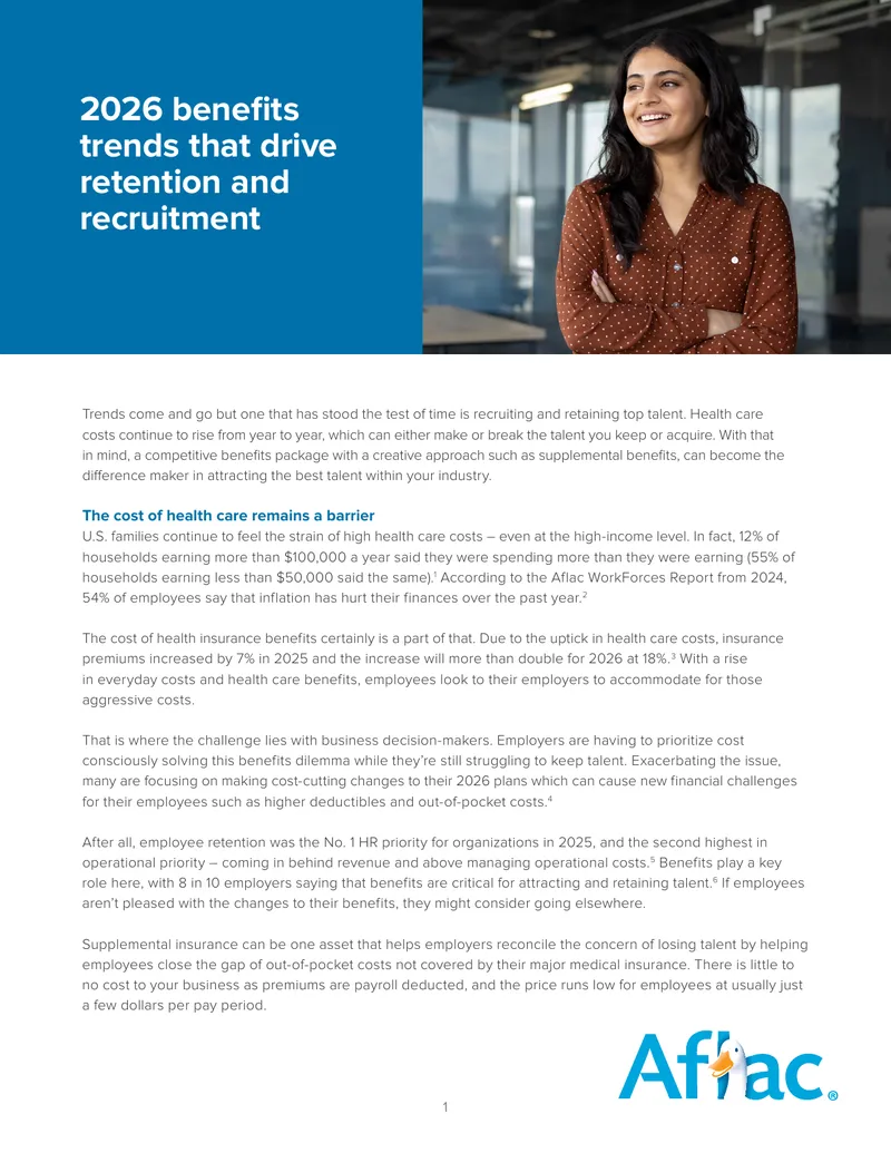 2026 Benefits Trends for Employee Retention and Recruitment
