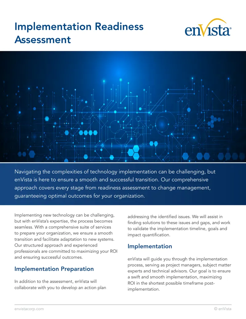 Technology Implementation Support Framework