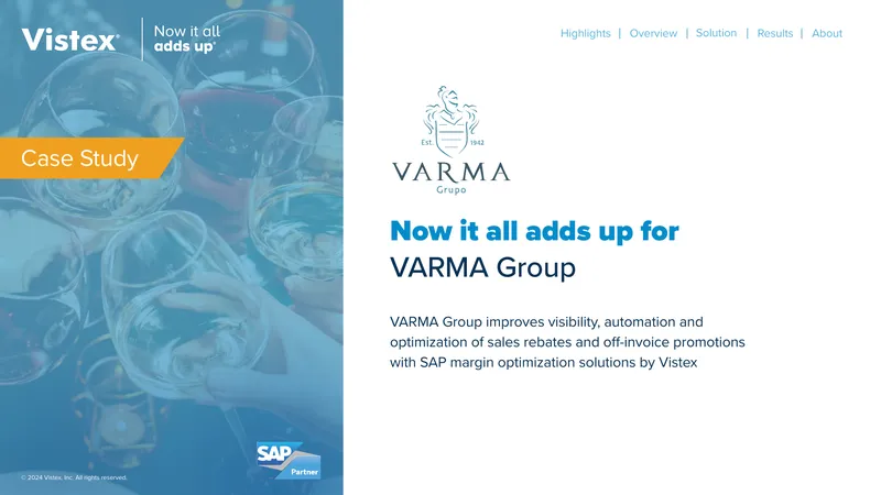 VARMA Group SAP Margin Optimization Case Study