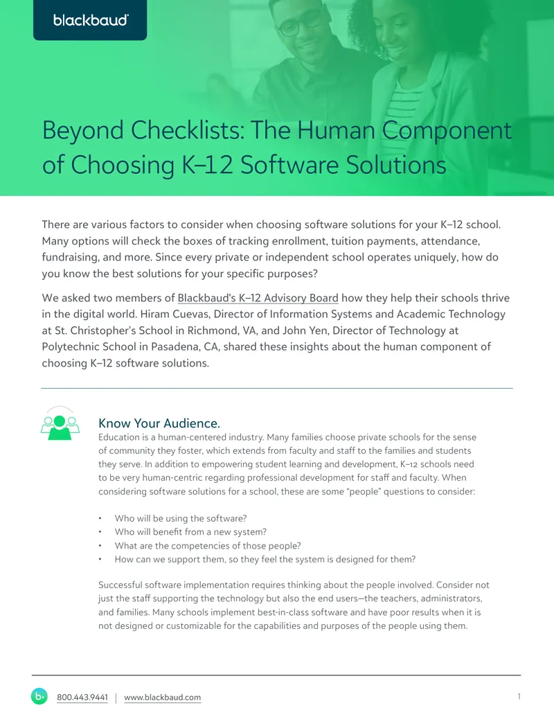Human-Centric Approach to K–12 Software Solutions