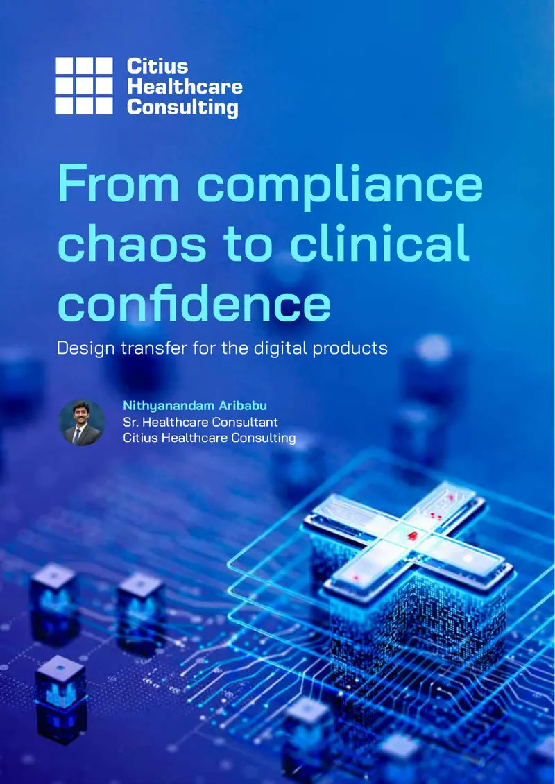 Digital Design Transfer for Healthcare Software