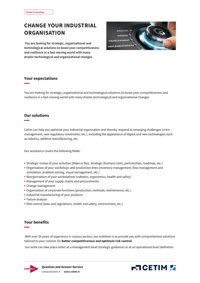 Strategic Organizational Solutions for Industrial Competitiveness