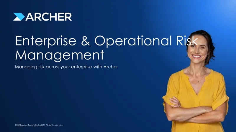 Enterprise and Operational Risk Management Overview