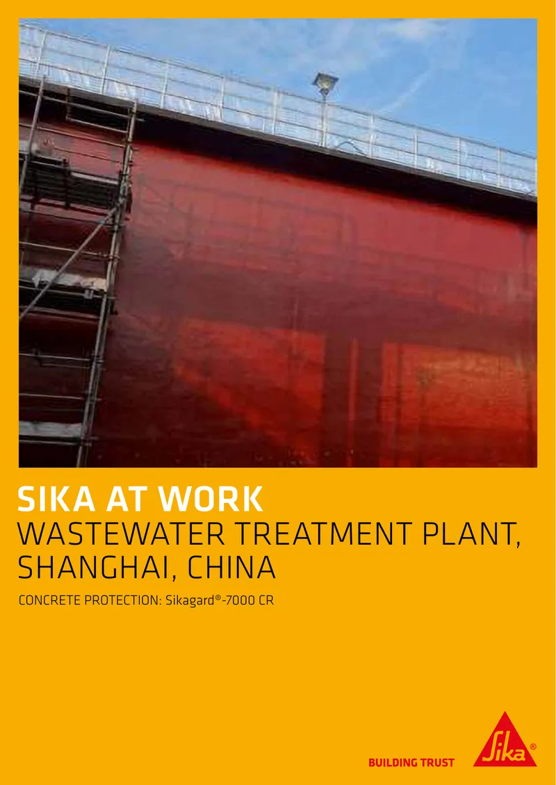 Concrete Protection Solutions for Wastewater Treatment