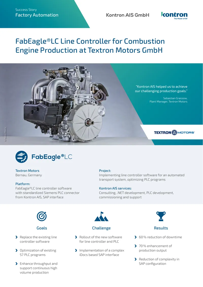 Factory Automation Success Story for Textron Motors