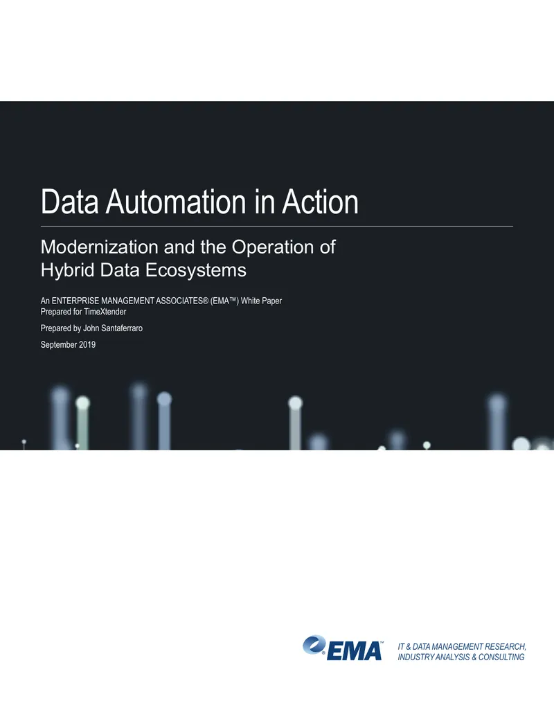 Data Automation in Hybrid Data Ecosystems