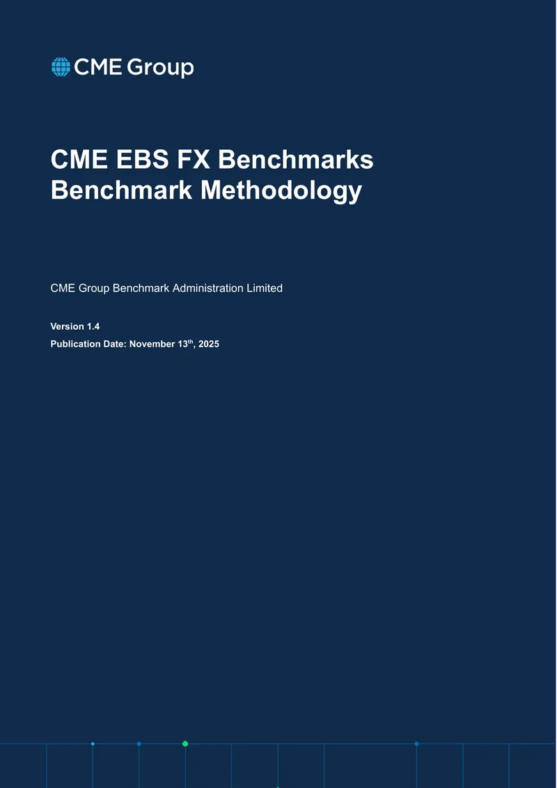CME EBS FX Benchmarks Methodology Document