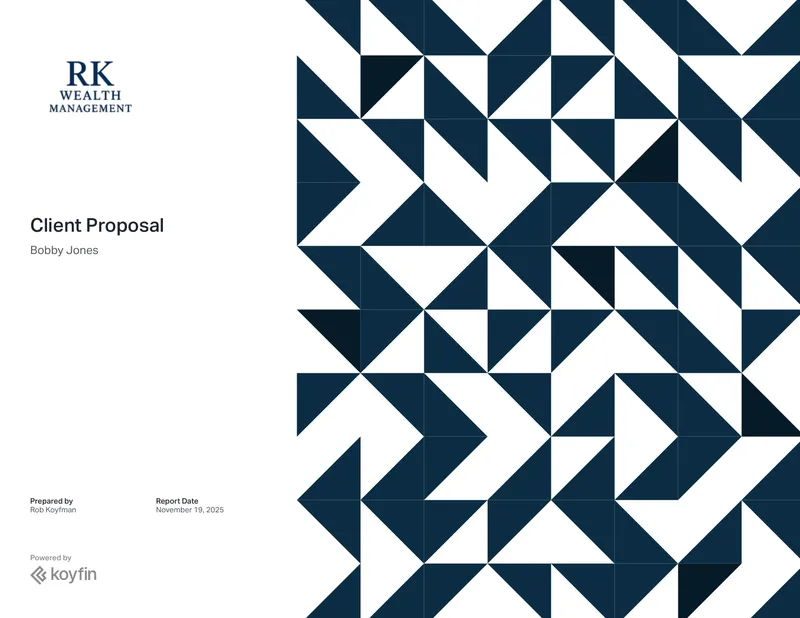 Client Proposal for Portfolio Comparison