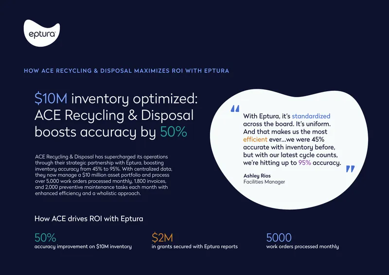 ACE Recycling & Disposal Operational Efficiency with Eptura